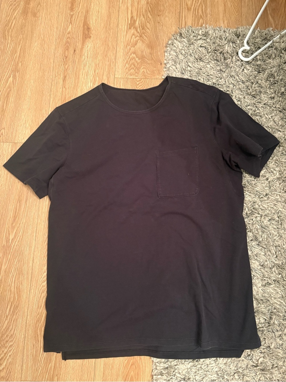 lululemon athletica Black Short Sleeve Pocket Crew
